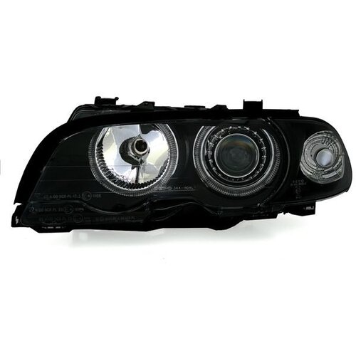 Oem Kristalni farovi Angel Eyes BMW E46 Coupe / Cabrio (99-03), Crni Cene