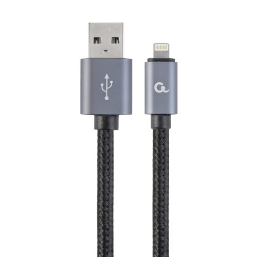 Gembird kabl za mobilni telefon USB USB A Lightning 1,8 m, Crno Slike