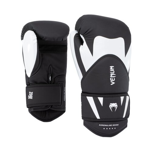Venum Challenger 4.0 Boxing Gloves, Black/White - 12 oz, (21586978) Cene