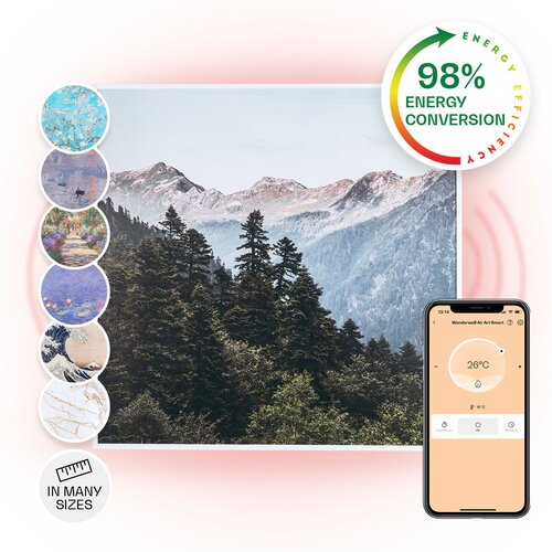 Klarstein Wonderwall Air Art Smart infracrveni grijač, Bijela Cijene