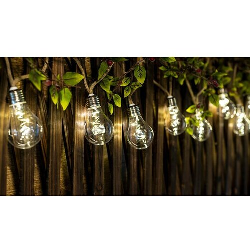 Starlux LED svjetlosni lanac Bulb (10 žaruljica, Na baterijski pogon, 3 m, Topla bijela) Slike