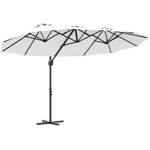  Suncobran Pijesak 372 x 198 x 243 cm Poliester i aluminij Slike