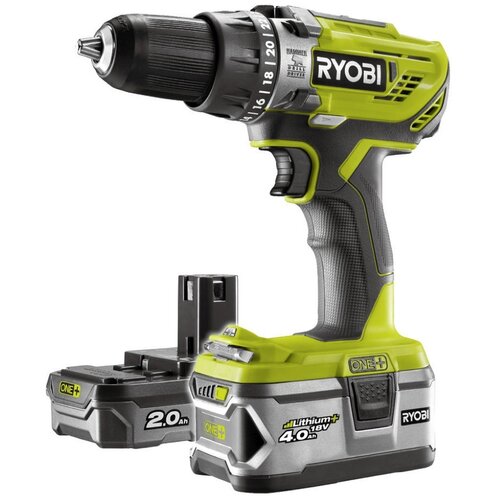 Ryobi akumulatorski vrtalnik R18PD3-242S Slike