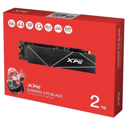 Adata ADATA-XPG SSD PCIe Gen 4x4 2TB GAMMIX S70 BLADE R/W 7400/6800 Cijene