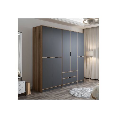 Hanah home Garderoba Elina Antracit-Bež Cijene