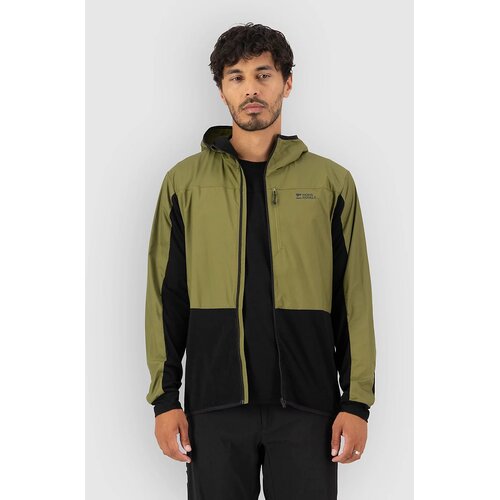 Mons Royale Diversion Merino Windbreaker fern / black Slike
