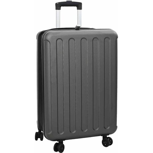 Kofer s zaključavanjem Tamno siva 43 x 27 x 66 cm ABS plastika Slike