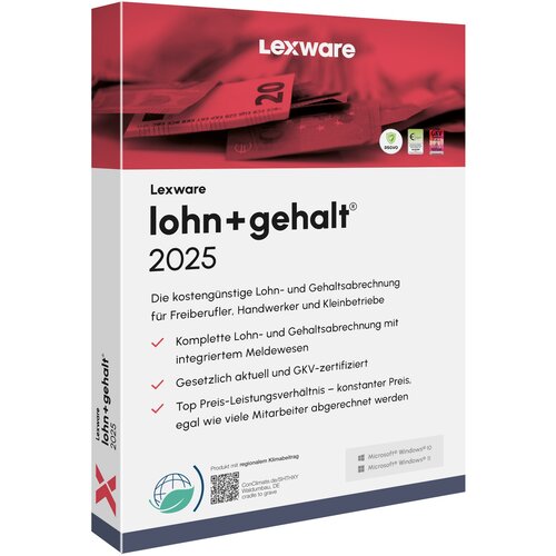 LEXWARE Lohn+Gehalt 2025 - 1 Device, 1 Year - ESD-DownloadESD" Cijene