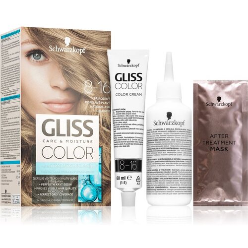Schwarzkopf Gliss Color trajna boja za kosu nijansa 8-16 Natural Ash Blonde Cijene