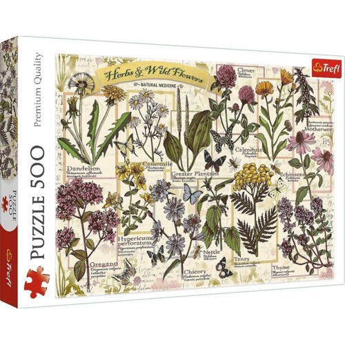 Trefl 37478 puzzle Sestavljanka 500 kos Flora Slike