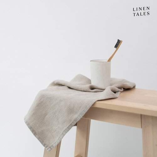 Linen Tales Laneni ručnik vafle strukture u prirodnoj boji 75x125 cm Natural Fine Waffle &amp;ndash; Slike