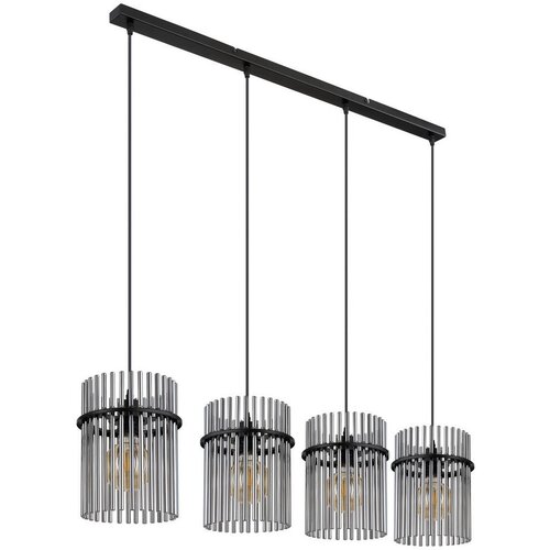 Lesnina XXXL Globo 15698-4H - Luster na sajli GORLEY 4xE27/60W/230V crna Cene
