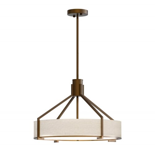 Open Design OR85648 - luster na &amp;scaron;ipci DORETTO, 4xE27/15W/230V, prečnik 50 cm, braon/bež Slike