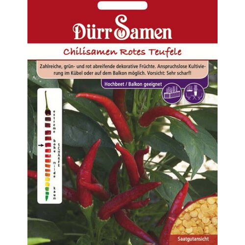 Dürr Samen Feferoni "Rotes Teufele" - 20 zrn. Cene