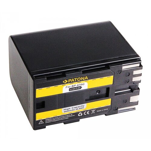 OTB baterija BP-970G za canon C2 / DM-MV1 / V40 / xh A1 / XM1, 6600 mah kompatibilna Slike