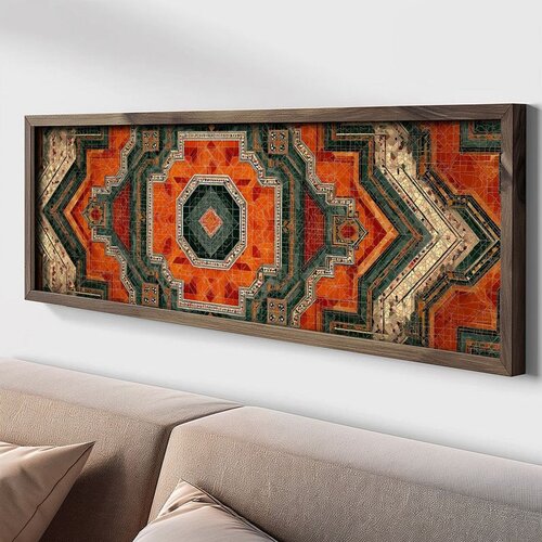 WALLXPERT LAC122-150 Multicolor Decorative Framed MDF Painting Cene