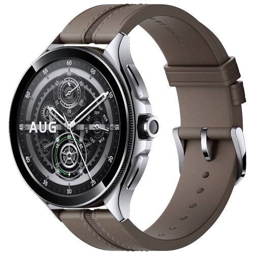 Xiaomi Eco Xiaomi Mi Watch 2 pro-Bluetooth Silver Case with Brown Leather Strap Cene