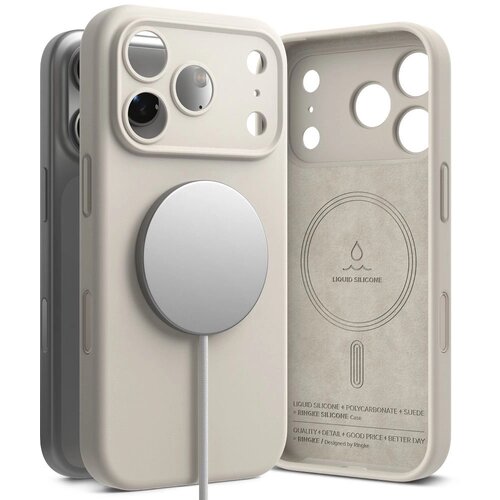 Ringke SILIKONSKI MAGNETNI OVITEK ZA IPHONE 17 PRO VISOKA ZA&amp;Scaron;ČITA MAGSAFE, (5000344555) Slike
