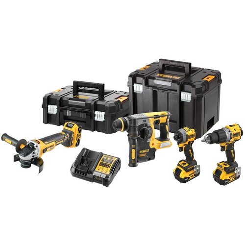 Dewalt 4-DELNI SET ORODJA 18 V, 3X 5,0 Ah BATERIJE DCB184, (5000319332) Cene