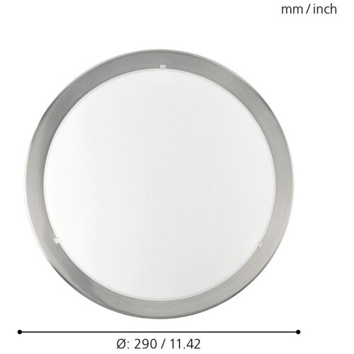 Eglo planet plafonjera/1 nikl-mat/saten Slike