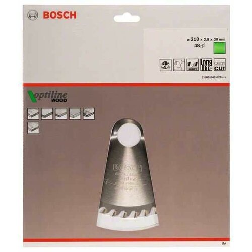 Bosch list kružne testere optiline wood 210 x 30 x 2,8 mm, 48 ( 2608640623 ) Cene