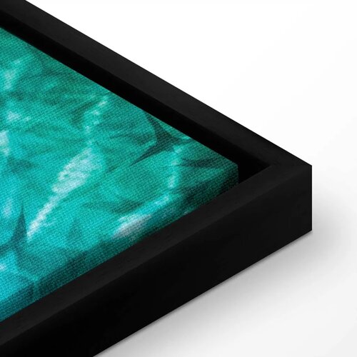  Slika - A shoal of dark fish 60x40 U crnom drvenom okviru Slike