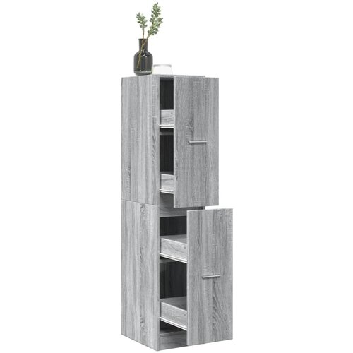 vidaXL Lekarniška omara siva sonoma 30x41x144,5 cm inženirski les Cene