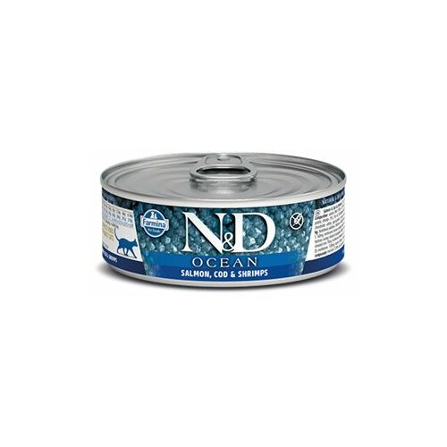 Nuevo N&D hrana u konzervi za mačke - ocean - losos - 80gr Cene