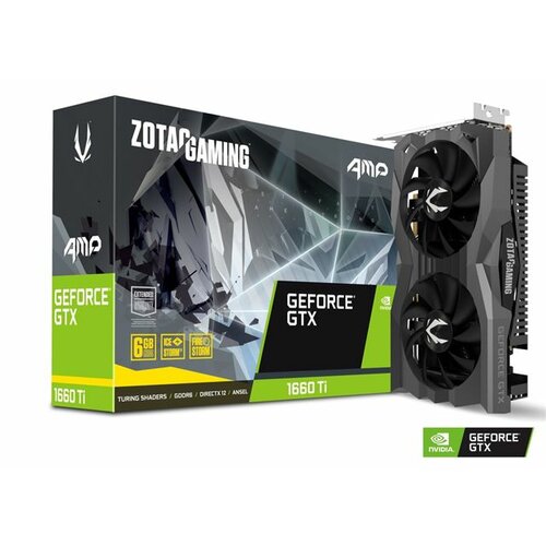 Zotac GeForce GTX1660Ti AMP Edition 6GB GDDR6, HDMI/3xDP/192bit ZT-T16610D-10M grafička kartica Slike