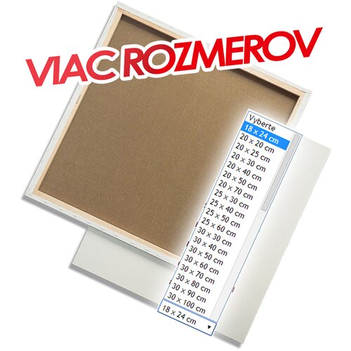 Slikarsko platno PROFI ARTMIE na okvirju - različne dimenzije Cene