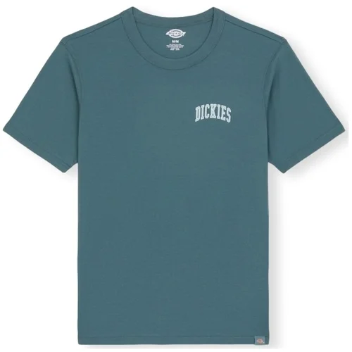 Dickies Aitkin Chest Logo T-Shirt - Green Zelena