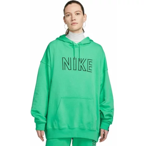 Nike NSW FT OS FLC PO HOODIE SW Ženska duksa, zelena, veličina