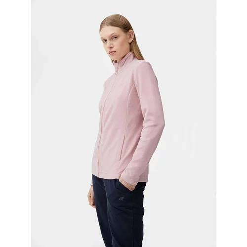 Kesi 4f Pink Fleece with Stand Collar Regular Ladies