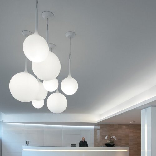 ARTEMIDE ar 1045110A - led luster na sajli castore 1xE14/4W/230V Slike