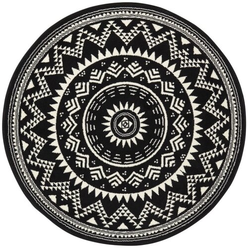 Hanse Home crni tepih Celebration Valencia, ⌀ 140 cm Slike