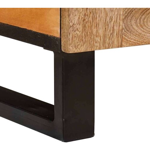  Stolić za kavu Prirodna 80 x 50 x 40 cm Čvrsto drvo manga Slike