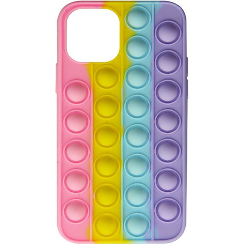 AVIZAR Ovitek Pop Bubble za iPhone 12 in iPhone 12 Pro Fidget Toy Case, antistres - vecbarven, (20718582) Cene