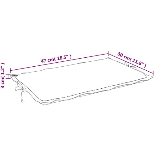  Jastuk za ležaljku krem 186x58x4 cm od tkanine Oxford Slike