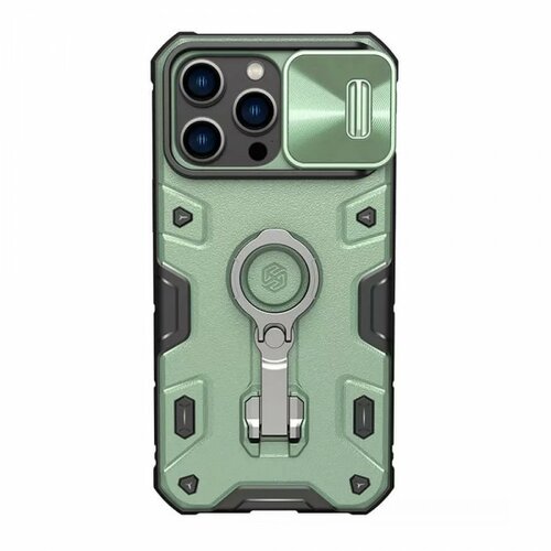 Nillkin futrola camshield armor pro magnetic za iphone 14 pro max 6.7 zelena Slike