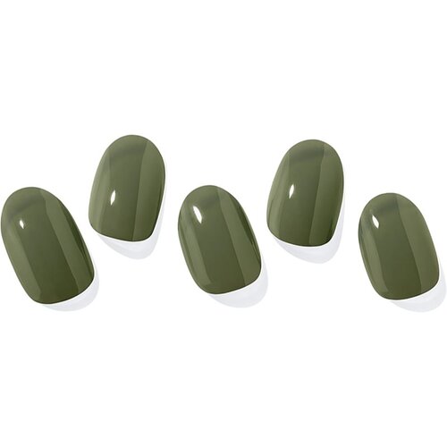 OHORA Semi Cured Gel Nail Strips N Cream Moss nalepke za nohte odtenek NB-070 1 kos Slike