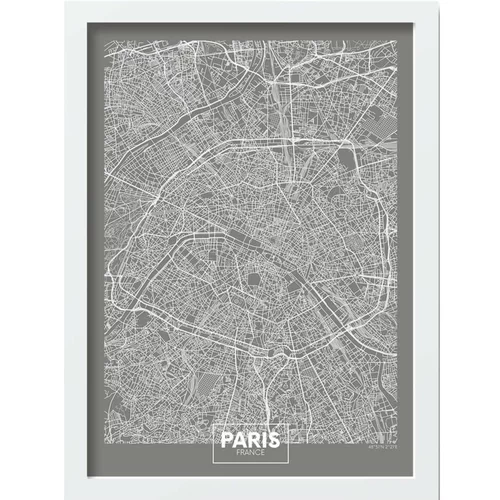 Wallity Plakat u okviru 40x55 cm Paris -