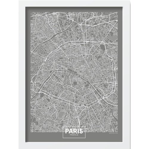 Wallity Plakat z okvirjem 40x55 cm Paris &amp;ndash; Wallity Slike