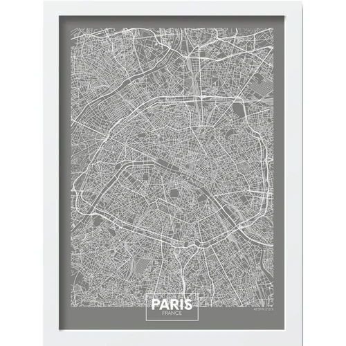 Wallity Plakat z okvirjem 40x55 cm Paris – Wallity