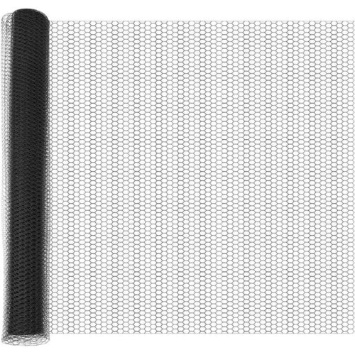 VidaXL Heksagonalna ograda Siva 1.4x25 m Čelik, Stupovi za ogradu sa &amp;scaron;iljkom 13 kom &amp;Oslash;32 mm 160 cm Galvanizirani čelik Slike