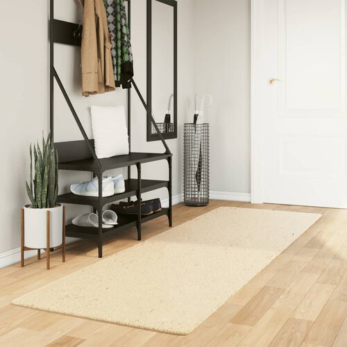  Tepih HUARTE kratkih vlakana mekani i perivi krem 80x250 cm Cijene