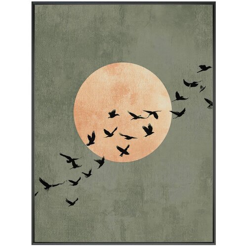 Styler Tiskana slika s okvirom 60x80 cm Midnight Flight &ndash; Cijene
