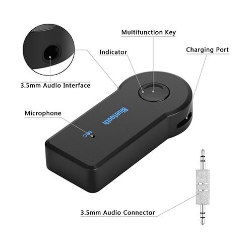 X Wave bt prijemnik/pretvara obican zvucnik sa 3,5mm ulazom (bananica-zenski) u bluetooth zvucnik Slike