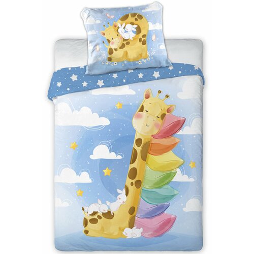 Faro posteljina za bebe cuddles žirafa 100x135+40x60cm - 5907750597116 Slike