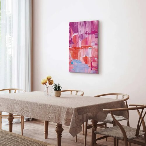  Slika - Colorful Contrasts - Energetic Color Transitions in Shades of Pink 80x120 Slike