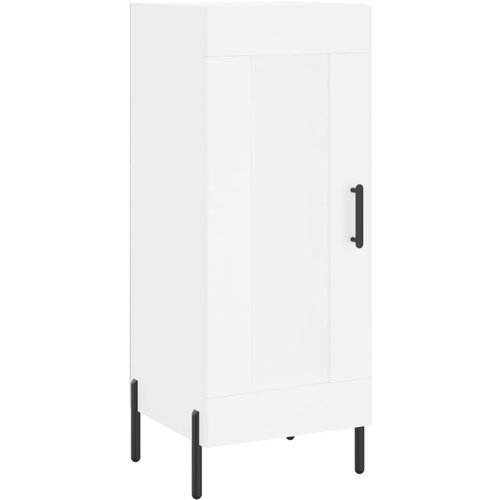 Maison Chic Komoda - Predalnik bela 34,5x34x90 cm inženirski les, (21716210) Slike